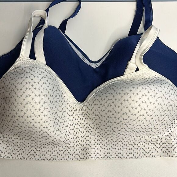 Hanes 3XL Smooth Tec Comfort Flex Fit Wireless Bra Set of 2 - Picture 2 of 9